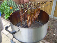 Backyard Barbecue Stacker cold smoked mackerel