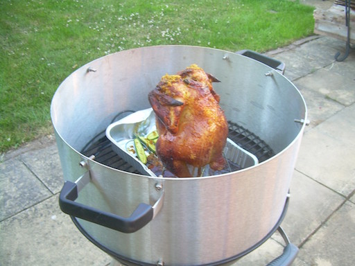 Spicy chicken on Backyard Barbecue Stacker